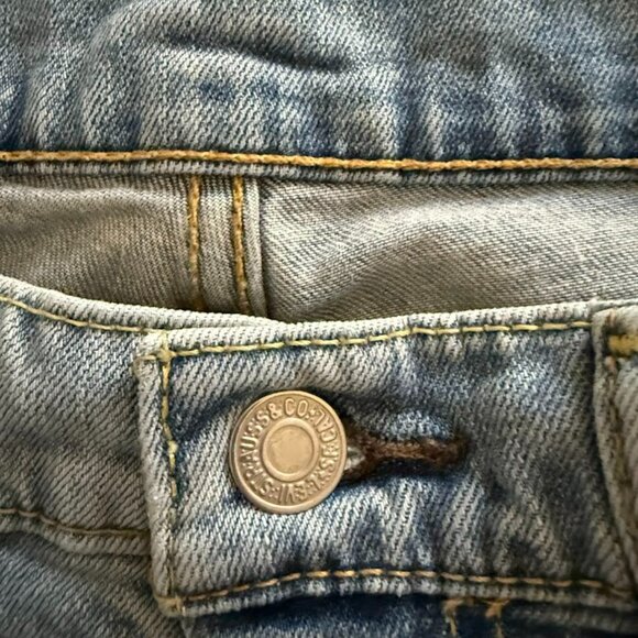 Levi's 31x32 Men's 513 Denim Slim Fit Straight Jeans - Blue - Picture 5 of 9